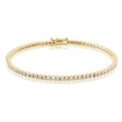 1.60ct Diamond Tennis Bracelets in 18ct Yellow Gold